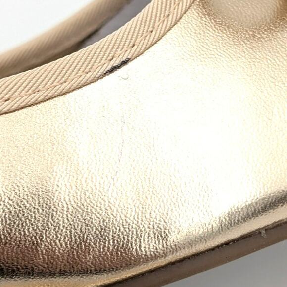 Kenneth Cole Reaction Copy Tap Ballet Flat Women's Gold Size US8 EU39 - Picture 12 of 12